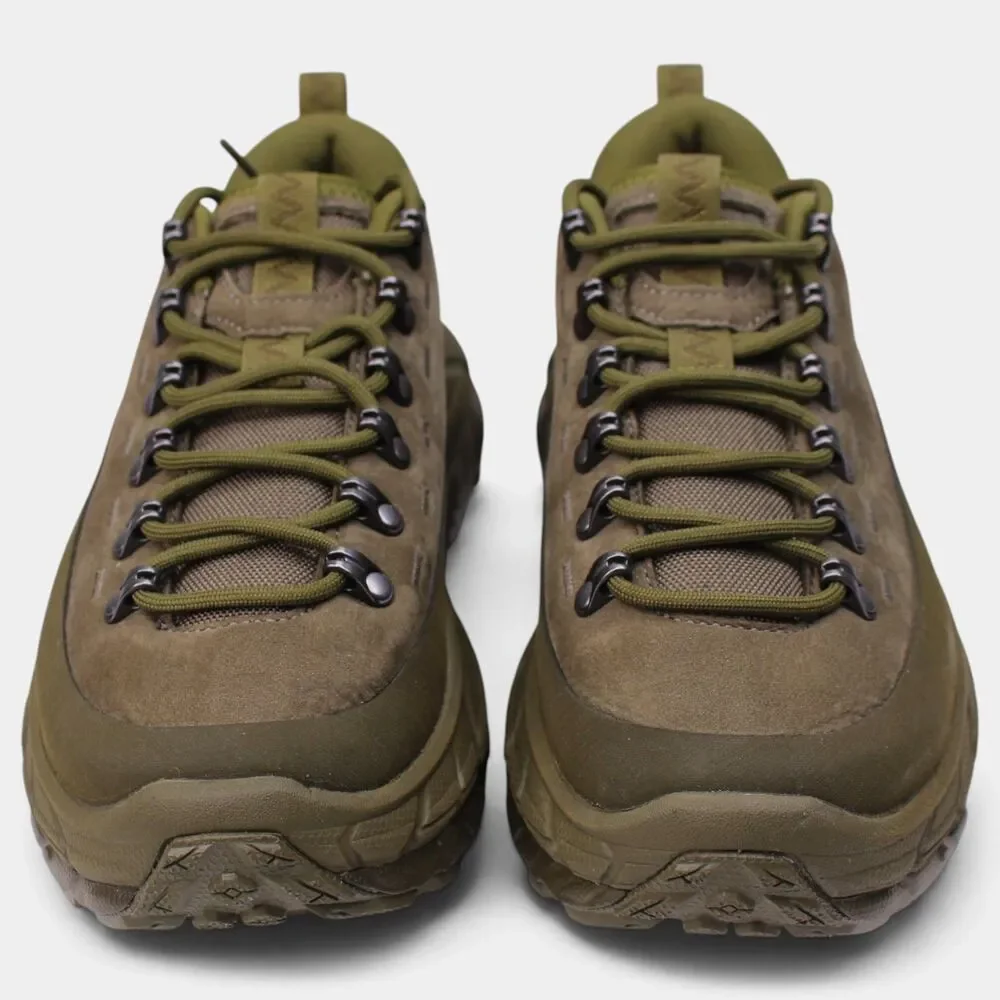HOKA Tor Summit M8.5 W9.5 Moss Green Vibram Hiking Sneakers New